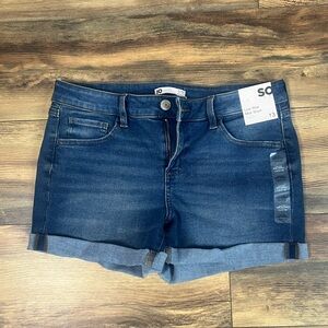 SO low rise midi shorts size 13 jr new 4 inch inseam super stretch